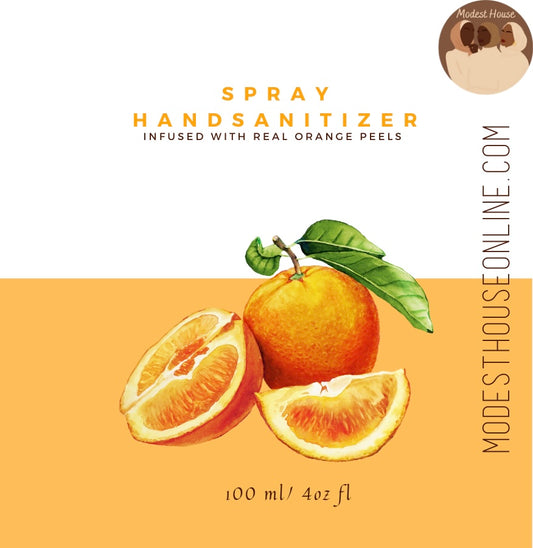 Orange Scented Spray Hand Sanitizer